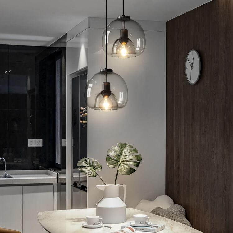 Mundgeblasene Glas Deckenleuchte