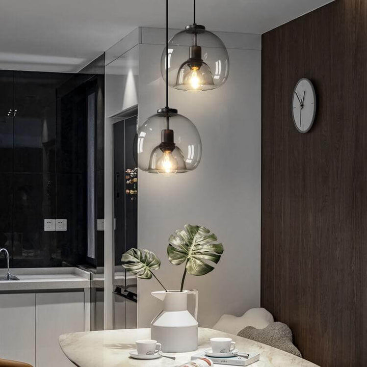 Mundgeblasene Glas Deckenleuchte