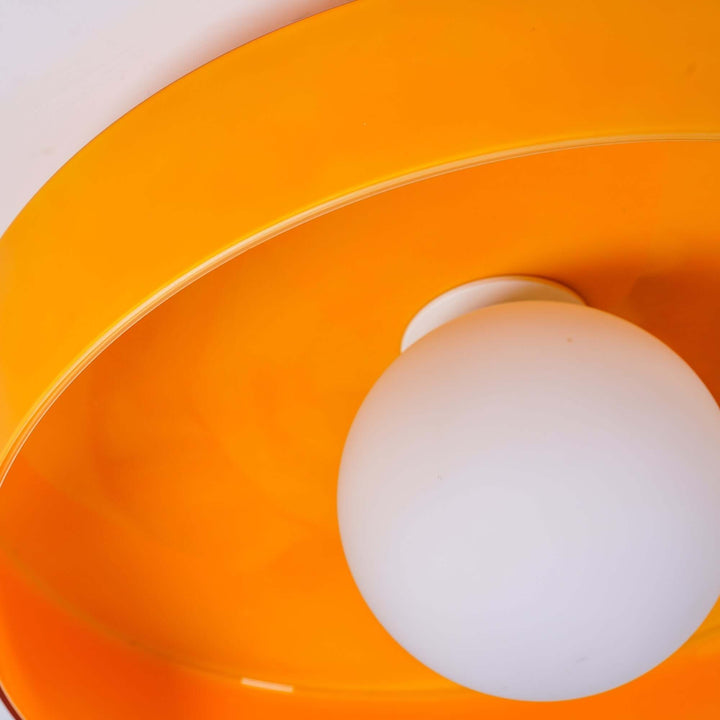 Plafonnier rond moderne en verre