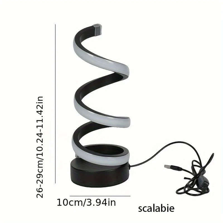 S-förmige LED Schreibtischlampe USB