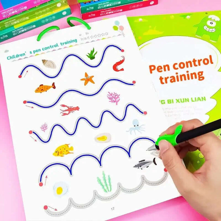 Lern-Schreibbuch für Kinder - Buchstaben - Zahlen & Formen