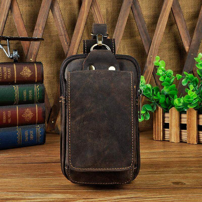 Sac banane en cuir pour homme