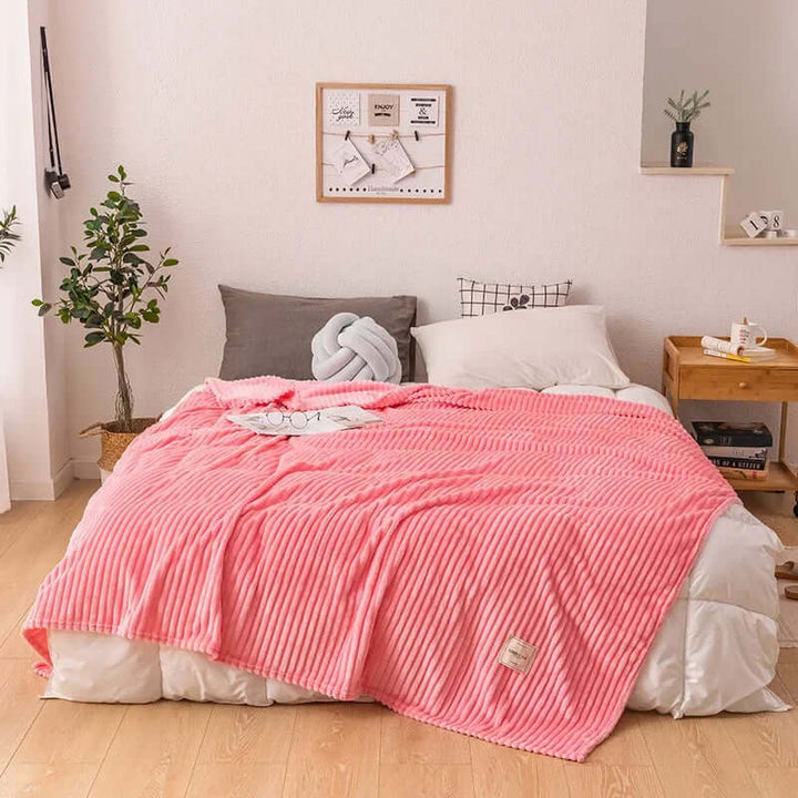 Couverture d'automne en flanelle douillette pour des nuits chaudes