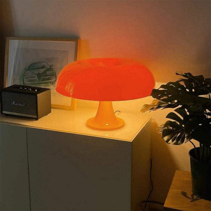 Minimalistische Pilz Tischlampe