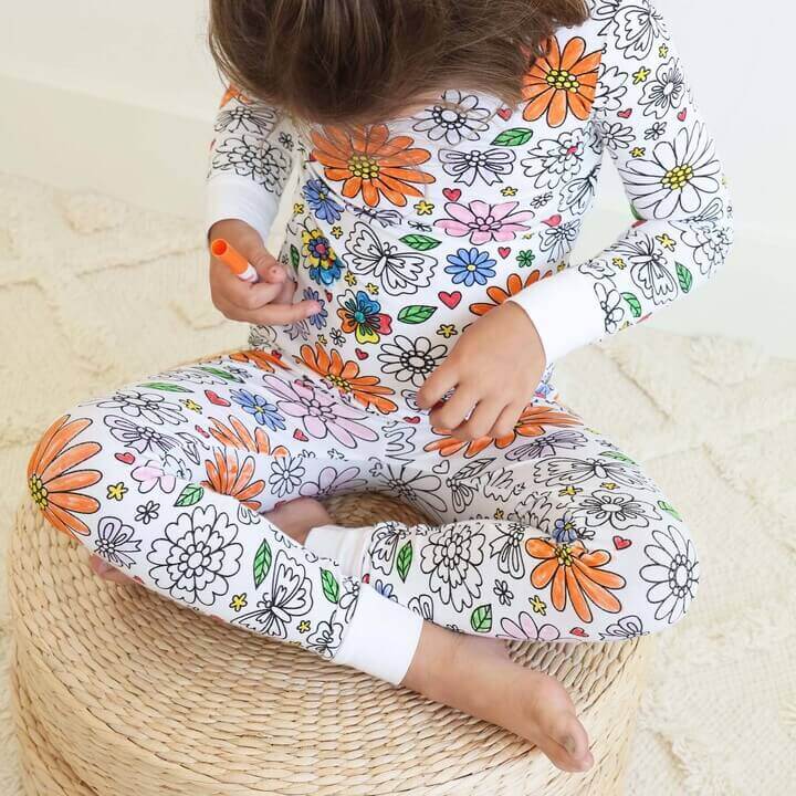 Pyjama créatif pour enfants - Peinture et rêve