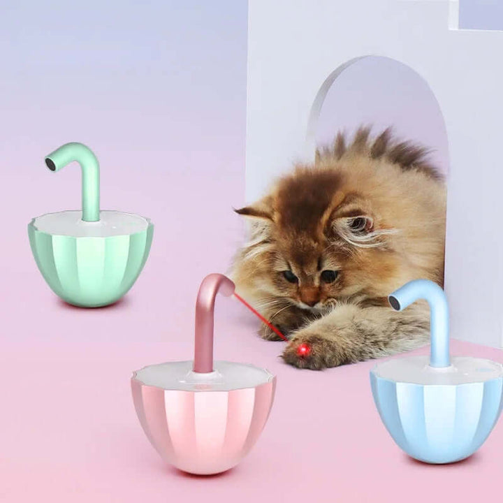 Jouet interactif pour chat avec pointeur laser