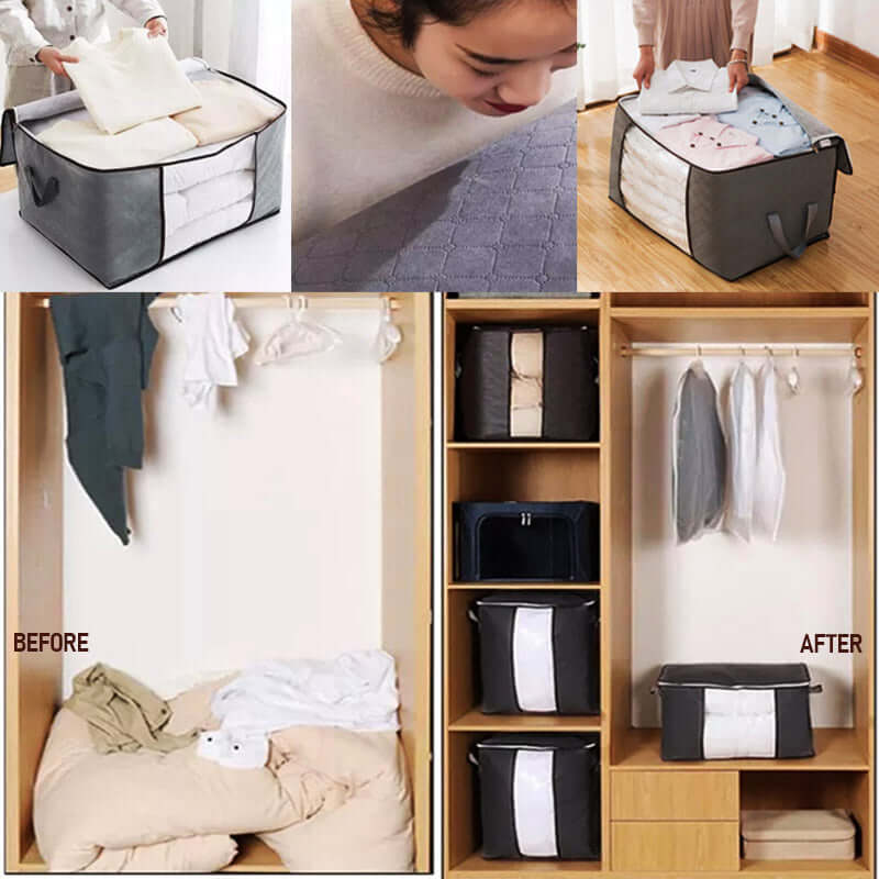 Organisateur de vêtements pour une garde-robe optimisée