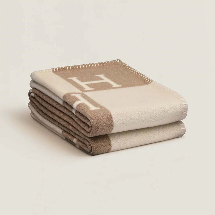 Couverture douillette en laine et cachemire 140x170cm
