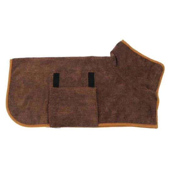 Peignoir pour chien en peluche - séchage rapide