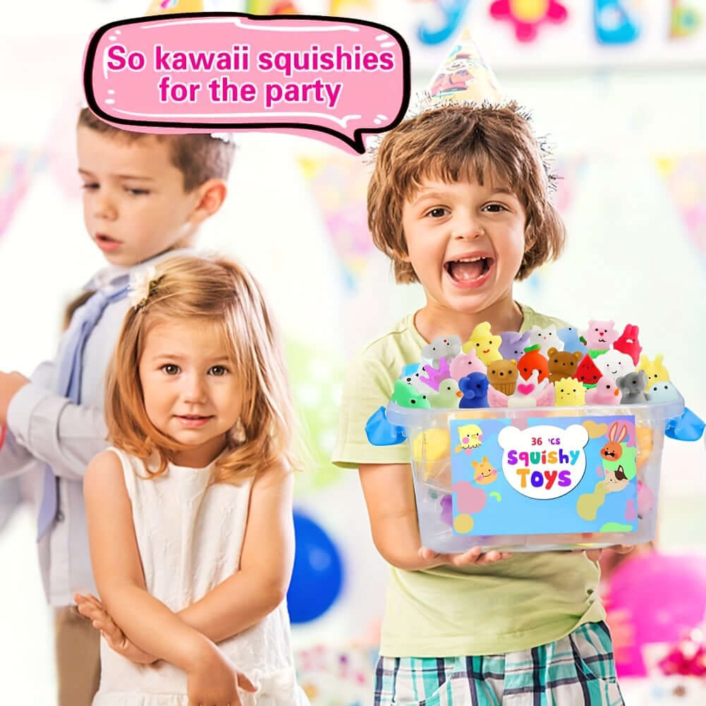 36 Niedliche Squishy Tiere - Stressabbau & Partyspaß