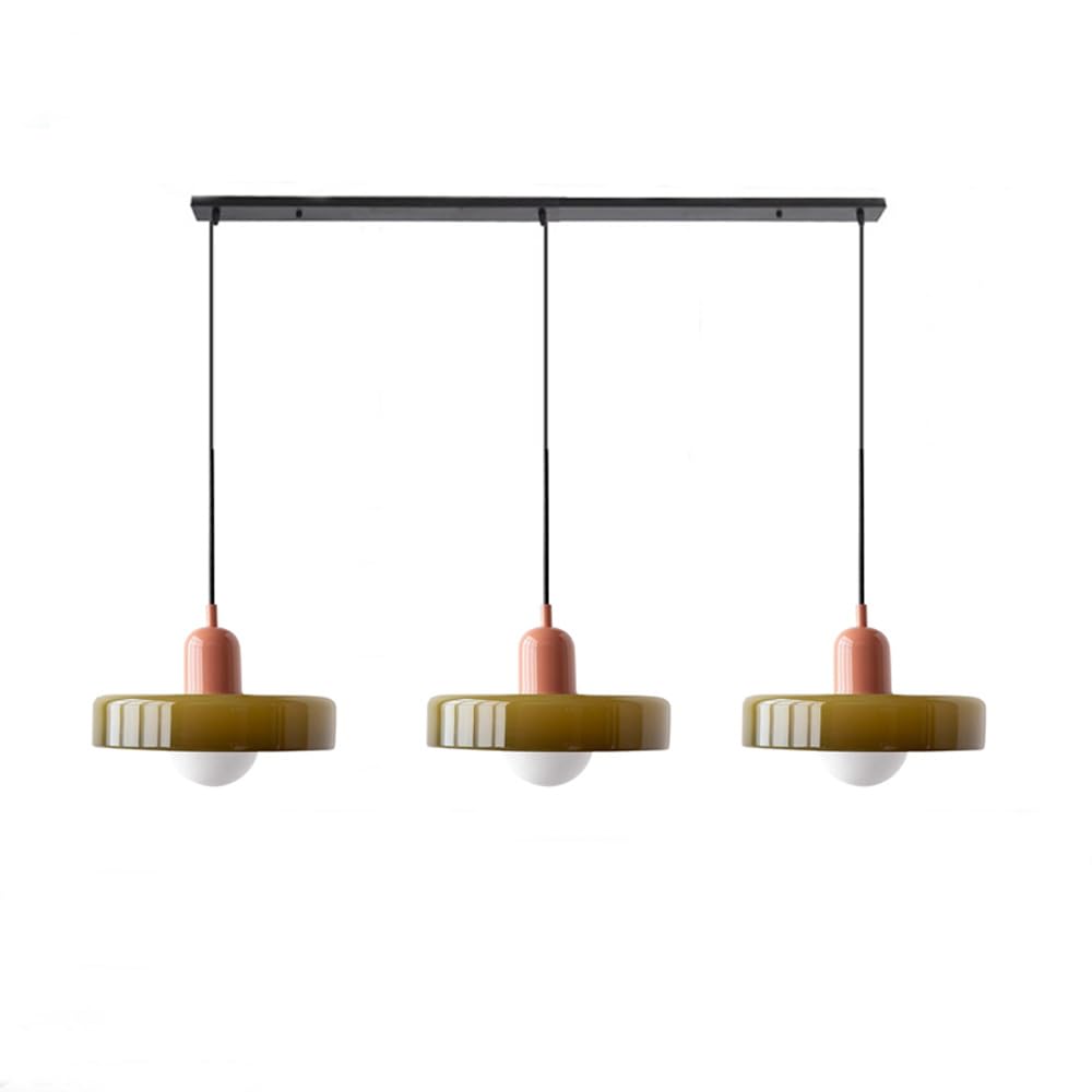 Lampe suspendue Bauhaus à 3 têtes