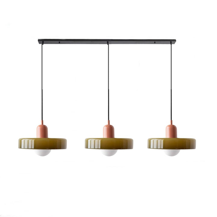 Lampe suspendue Bauhaus à 3 têtes
