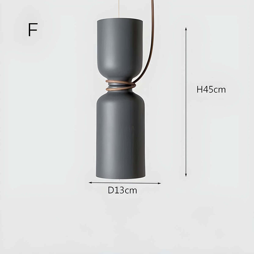 Geometrische LED Pendelleuchte Modernes Design