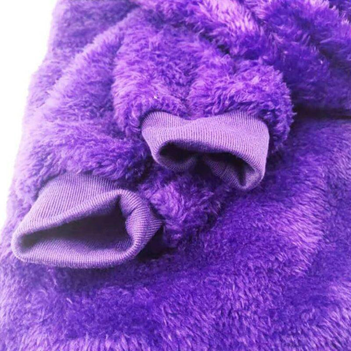 Kinder-Kuschelhoodie - Wärmende Kapuzenjacke mit integriertem Plüschtier