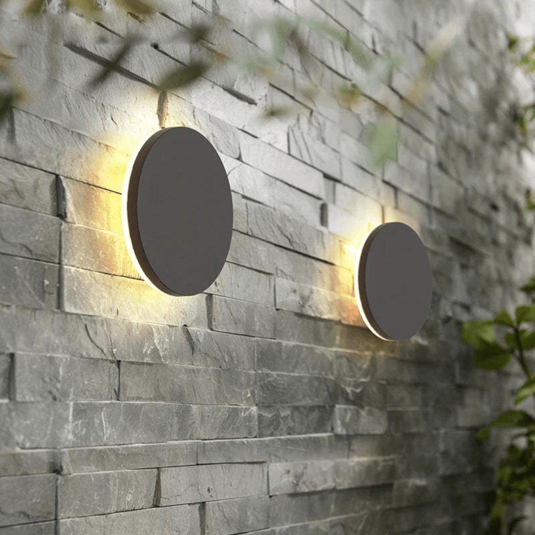 Minimalistische LED Außenwandleuchte