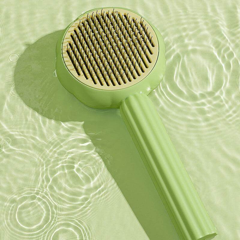 Brosse autonettoyante pour chat pour un toilettage facile