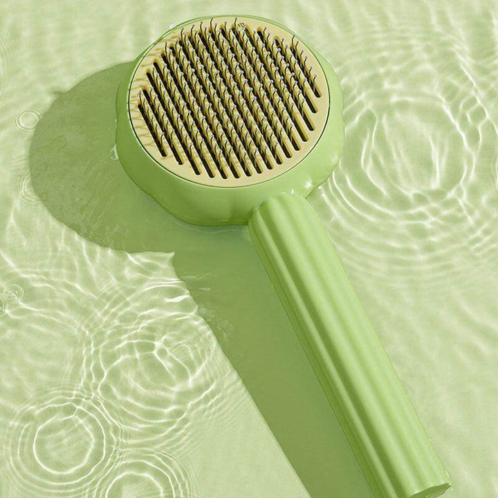 Brosse autonettoyante pour chat pour un toilettage facile