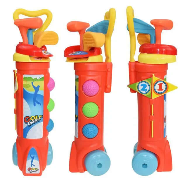 Kinder Golf Set Übung Schläger Bälle Loch Set