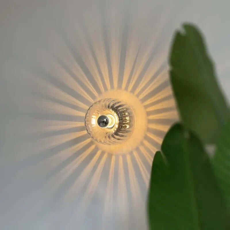 Applique murale Bauhaus scandinave en verre moderne