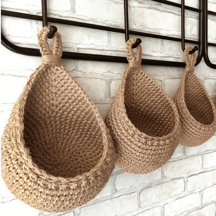 Paniers muraux suspendus pour fruits