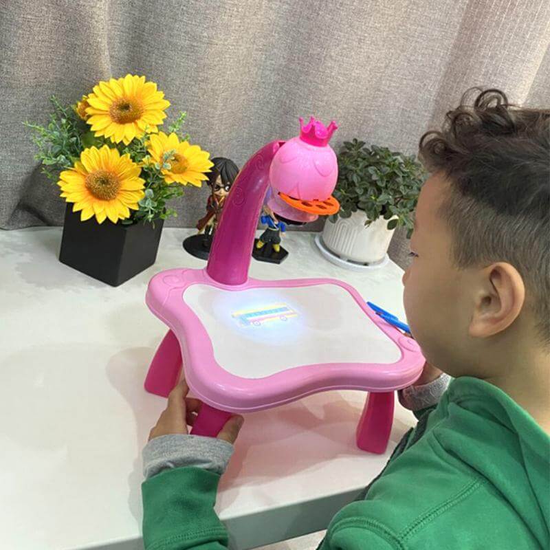 Projecteur de dessin LED pour enfants avec musique - ensemble créatif