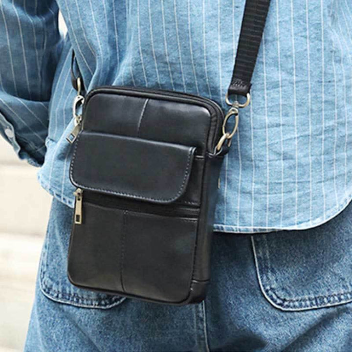 Leder Umhängetasche Herren