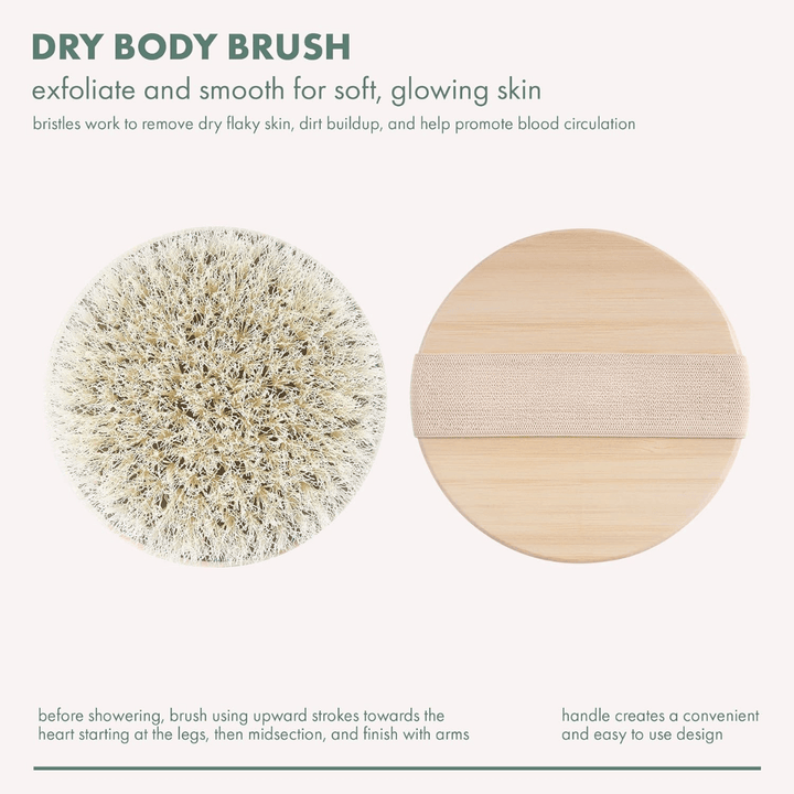 Trockenbürste Körperbürste Naturborsten Peeling Massagebürste