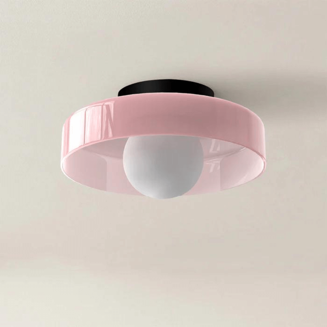 Runde LED Deckenleuchte Modern Glas Lampe