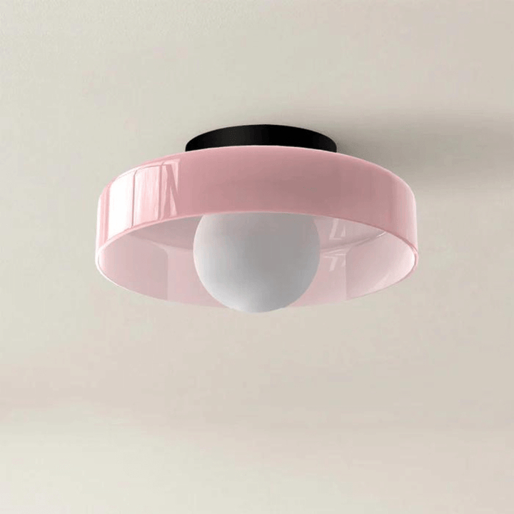 Runde LED Deckenleuchte Modern Glas Lampe