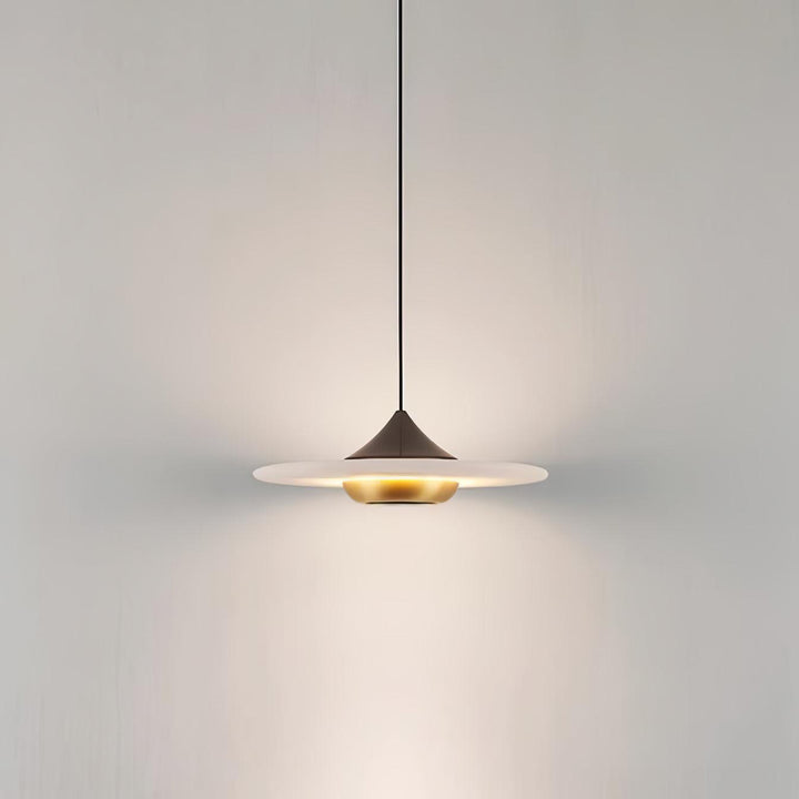 Marmor Pendelleuchte Fliegende Untertasse