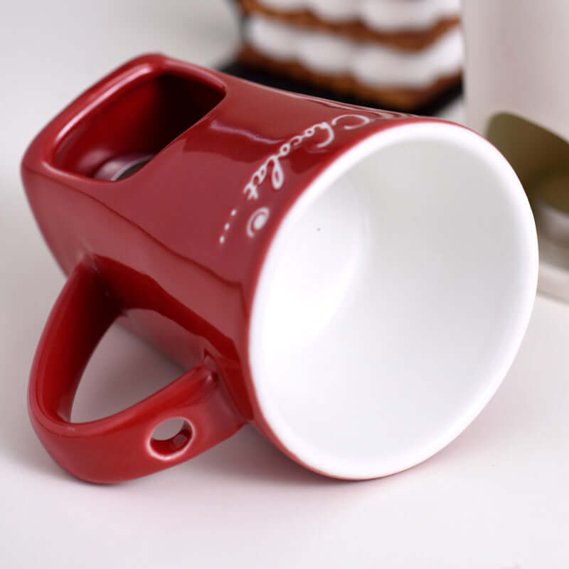 Fondue Tasse - Schokoladen-Genuss für Zuhause