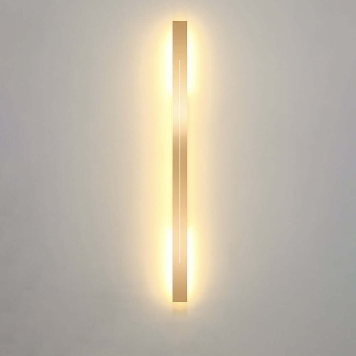 Moderne LED Wandleuchte Gold Schwarz Innen
