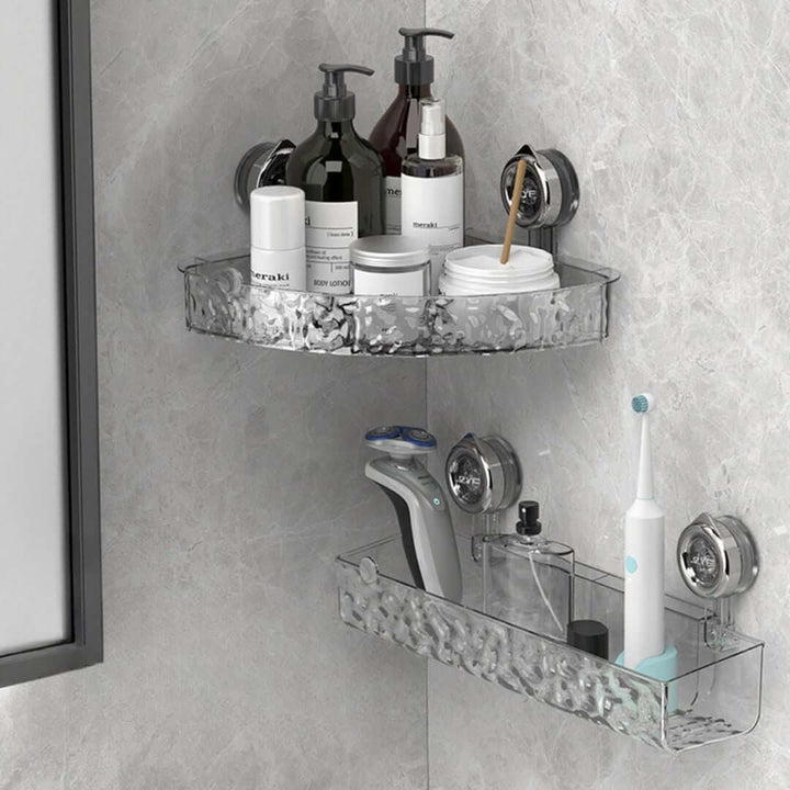 Eckregal Badezimmer Saugnapf - Platz sparendes Regal