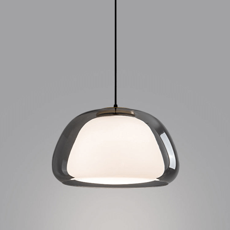 Moderne Milchglas Hängeleuchte Jelly
