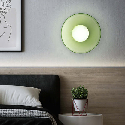 Moderne Runde Glas Deckenleuchte
