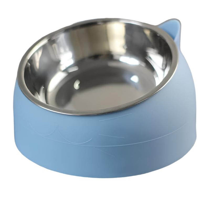 Gamelle surélevée pour chat en acier inoxydable