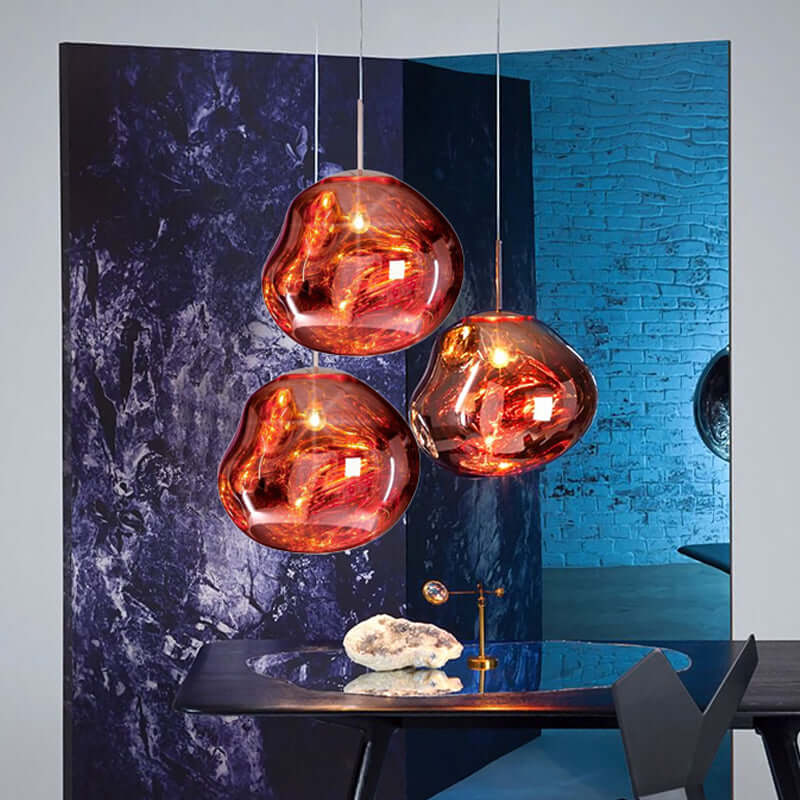 Suspension moderne en verre - éclairage de plafond