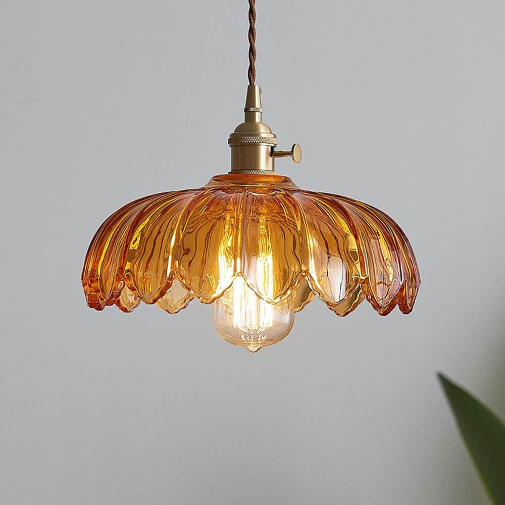 Vintage Glas Hängelampe