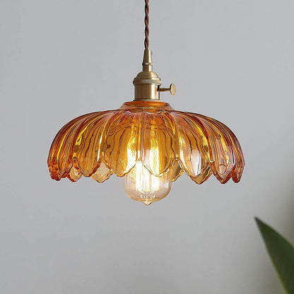 Vintage Glas Hängelampe
