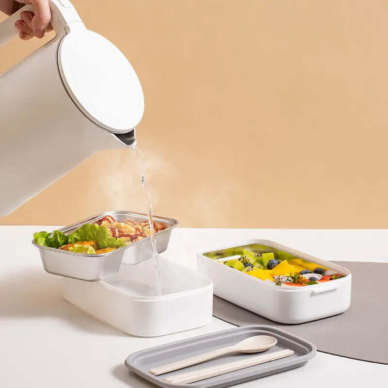 2-Schichtige Edelstahl Bento Lunchbox