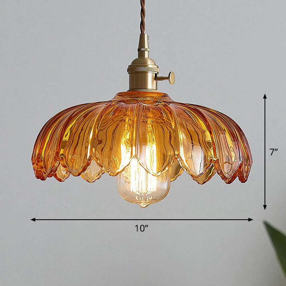 Vintage Glas Hängelampe