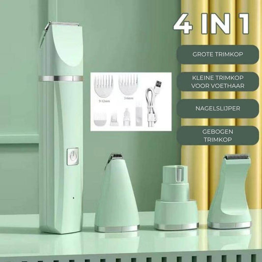 4-in-1 Haustier-Trimmer für Hunde & Katzen