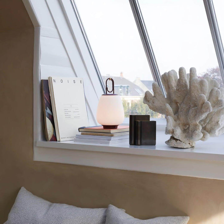 Lampe de table à piles, lanterne LED portable