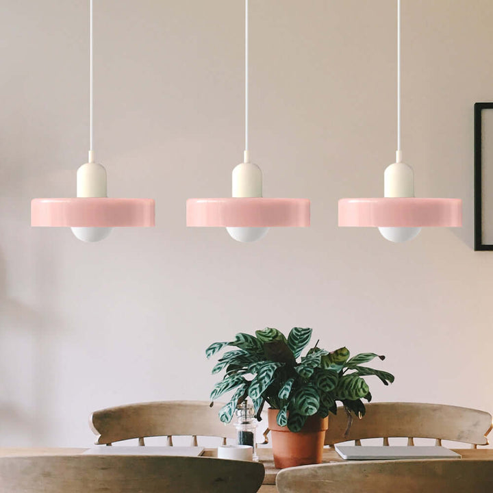 Lampe suspendue Bauhaus à 3 têtes