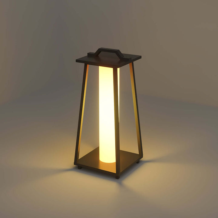 Tragbare LED Außenleuchte für Garten & Balkon