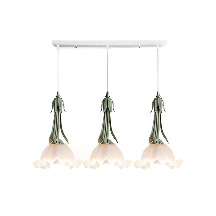Blumen-Pendelleuchte - Elegant