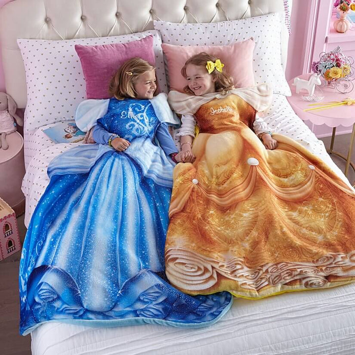 Kinder-Kuscheldecke - Prinzessin-Design, 120x150cm