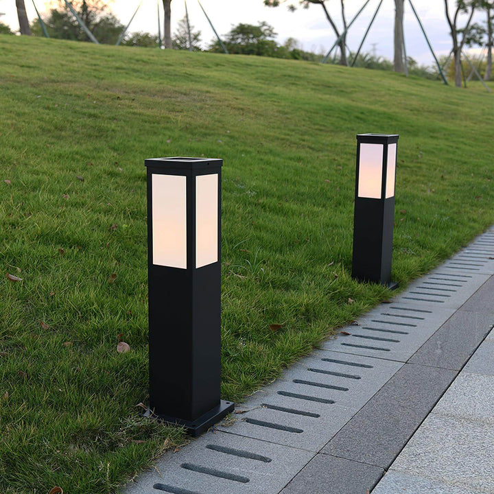 Moderne LED Pollerleuchte Außen Garten