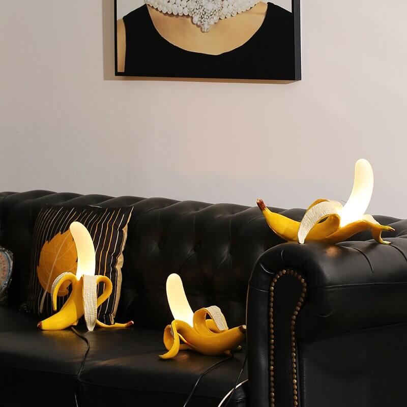 Art Deco Tischlampe Bananen Design
