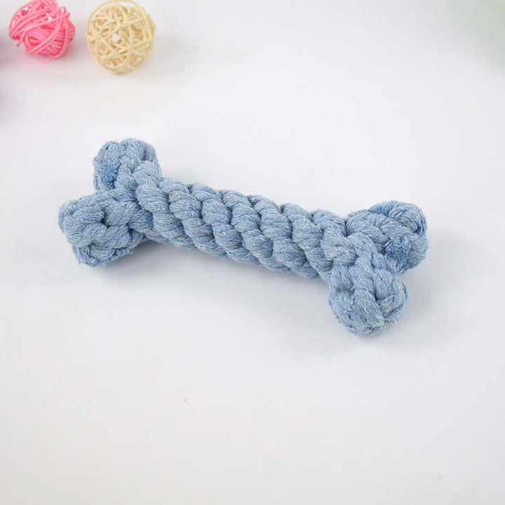 Jouet pour chien, corde de nettoyage des dents - jouet à mâcher 15 cm